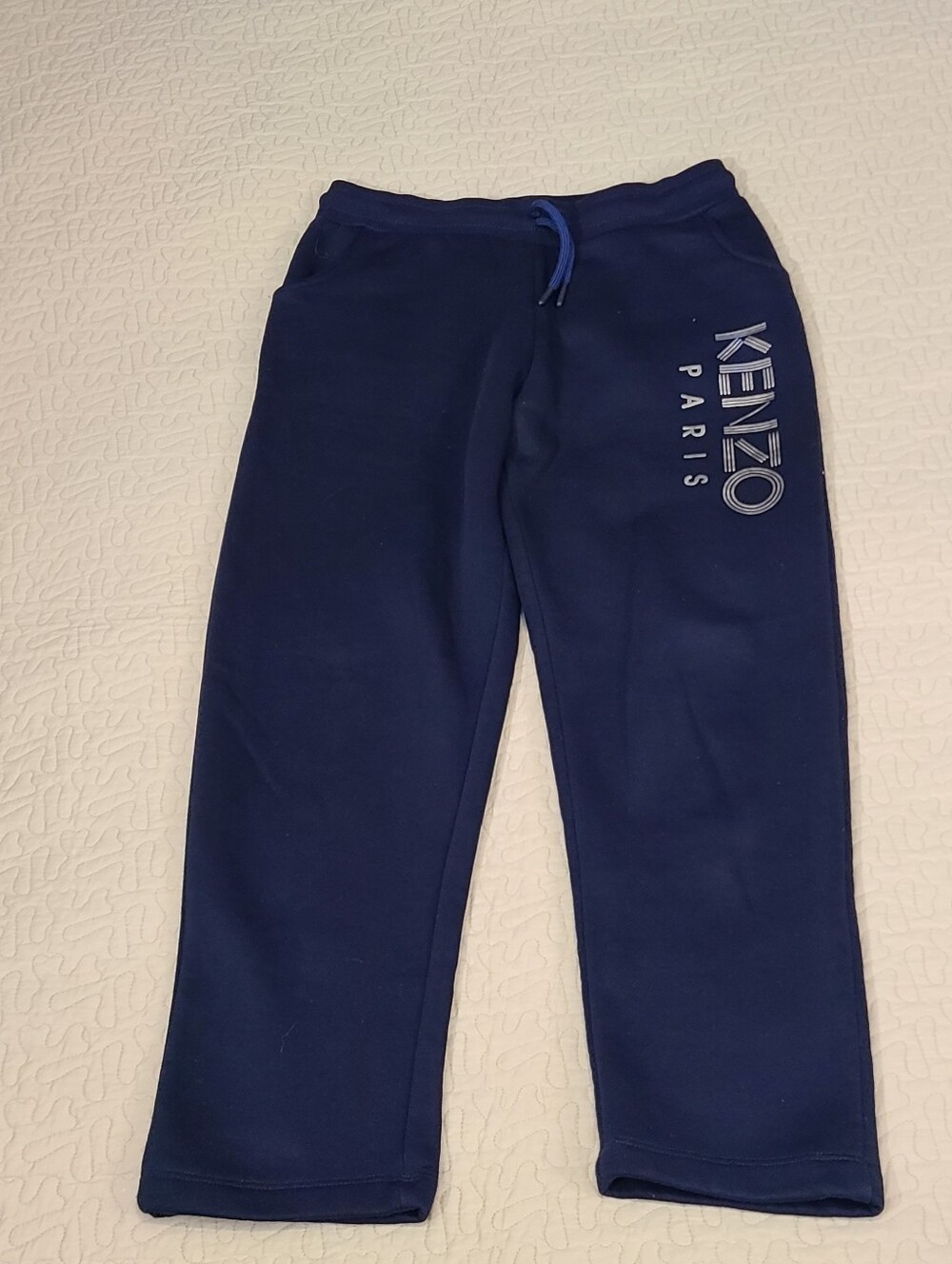 Kenzo Paris metallic logo cropped sweatpants size S